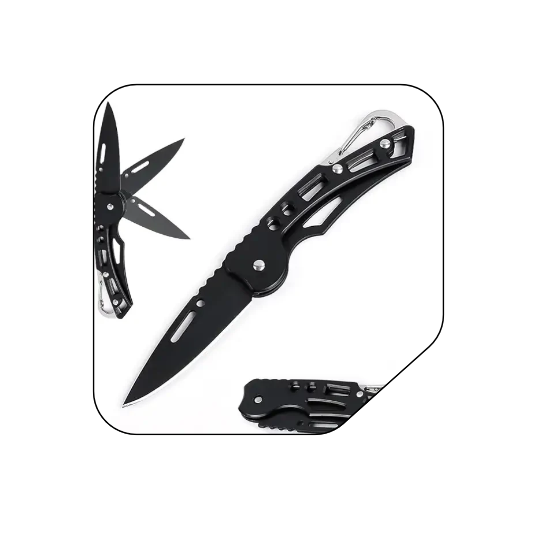 Foldable Camouflage Metal Pocket Knife