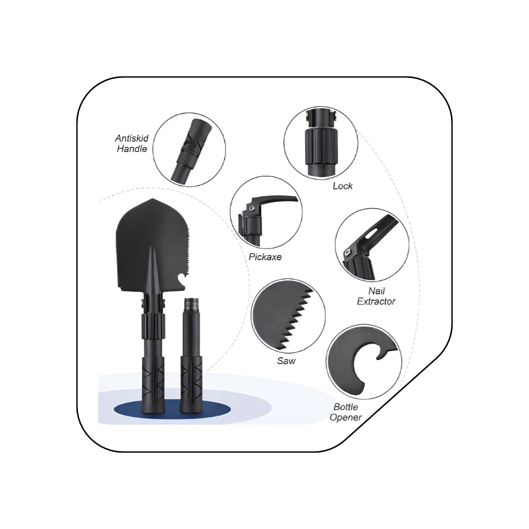 Tactical Multi-Function Folding Excavation Tool