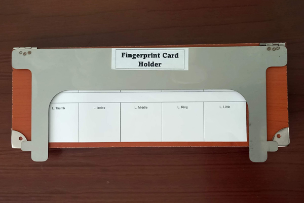 Fingerprint Card Holder