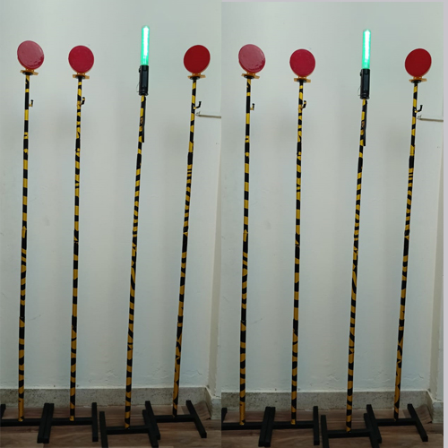 Barricating Lights with Stands